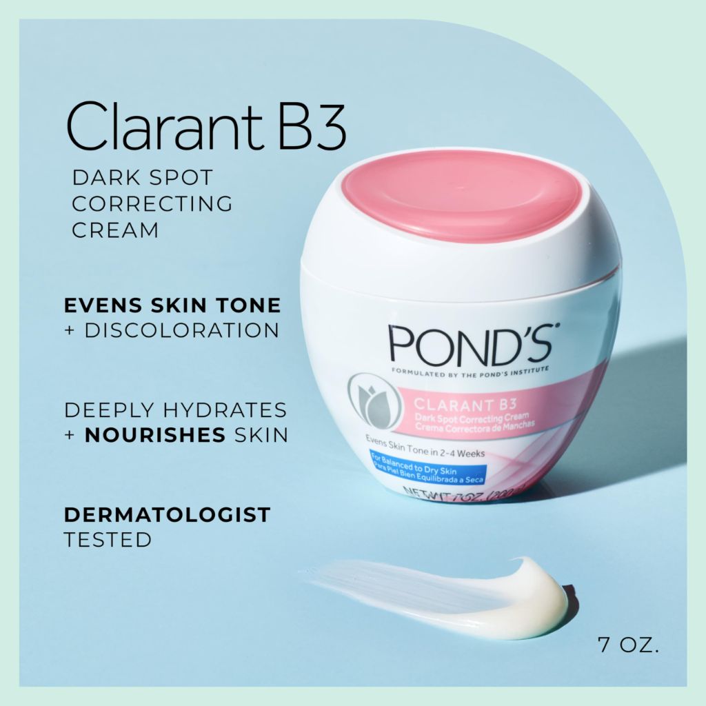 POND’S Clarant B3 Dark Spot Correcting Cream –  7 oz, 2 Pack