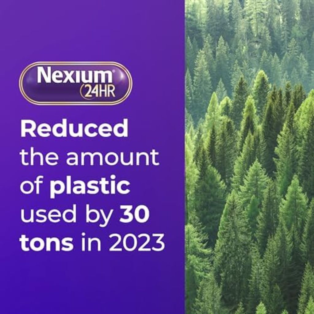 Nexium 24HR Clear Minis Delayed-Release Acid Reducer Capsules, 42 Count