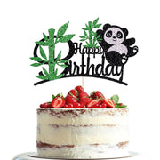 Dxsdgetue Panda Happy Birthday Cake Topper
