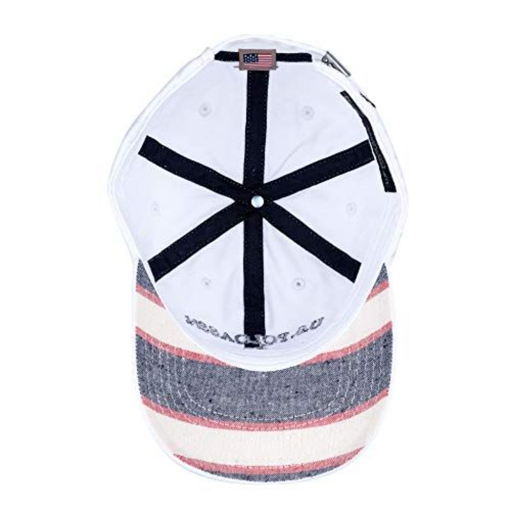 U.S. Polo Assn. Concept One Men's Adjustable Cotton Ball Cap - White, OS