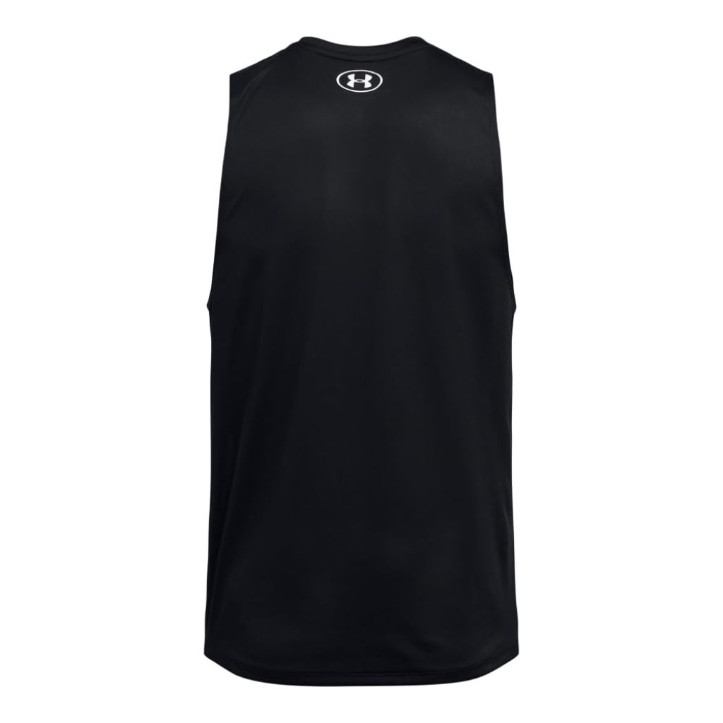 Under Armour Men's Tech Tank Top, Black / White, X-Large
