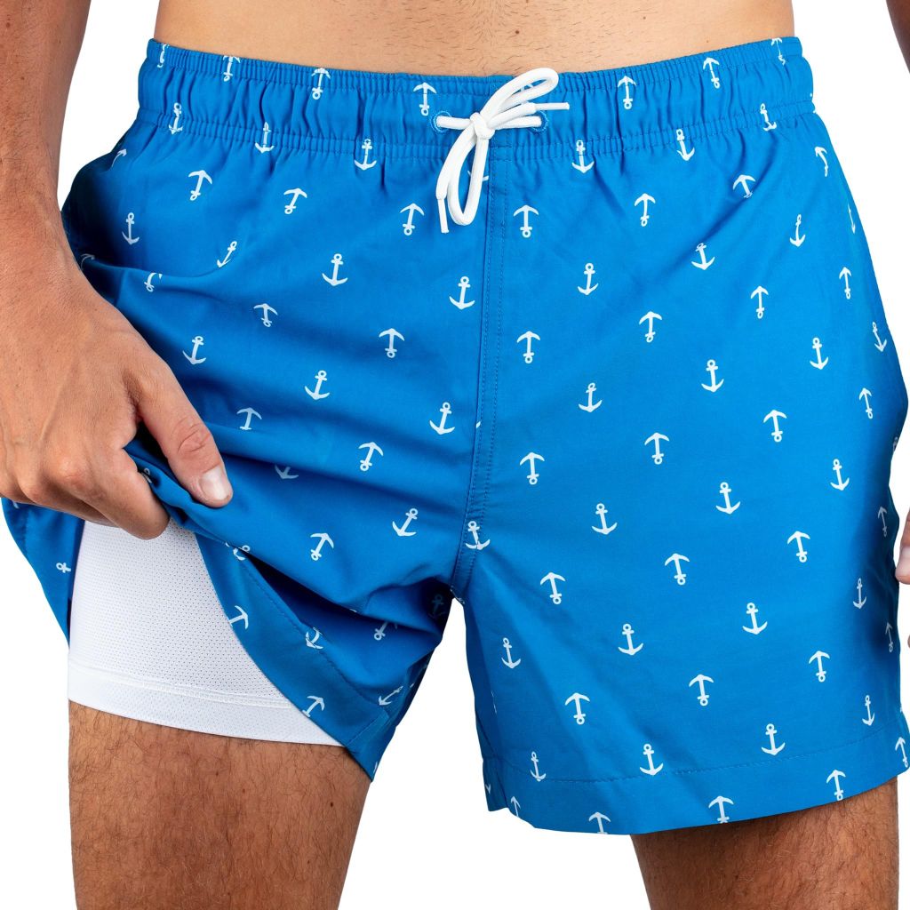 Kanu Surf 5” Adventure Men’s Swim Trunks – UPF 50+ Quick-Dry Bathing Suit Shorts with Pockets & Compression Liner (4X)