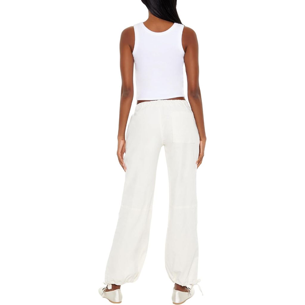 Forever 21 Womens Velvet Drawstring Joggers
