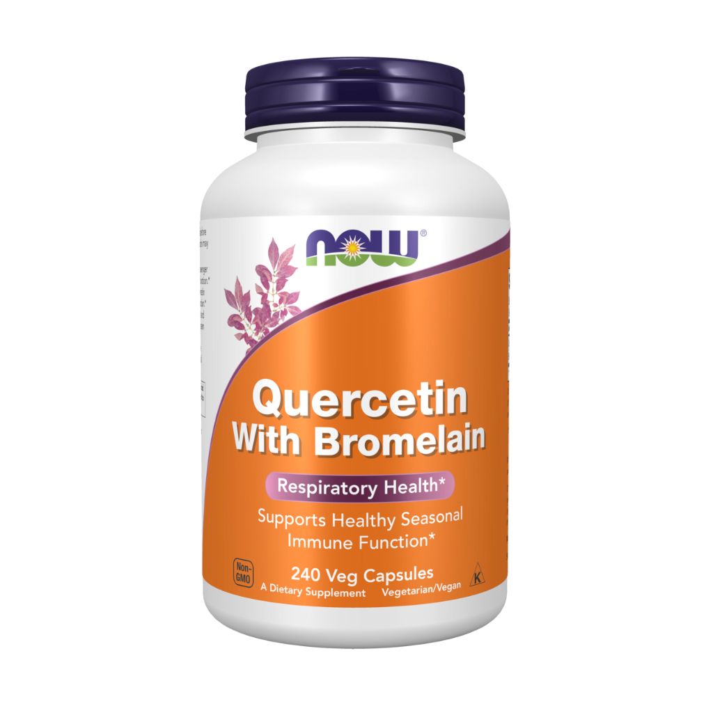 NOW Foods Quercetin with Bromelain Balanced Immune System Supplement - 240 Caps.