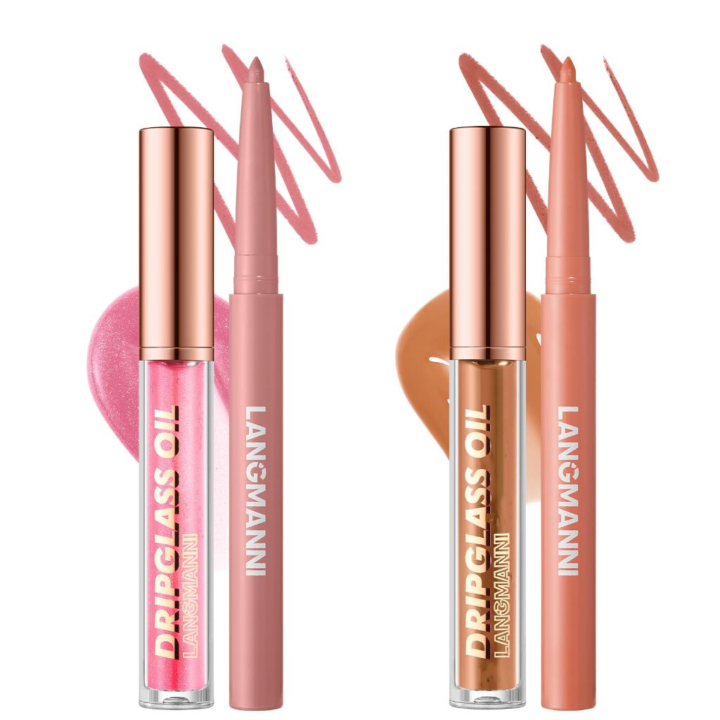 Jolilab Matte Lip Liner Lip Oil Set (4pcs)