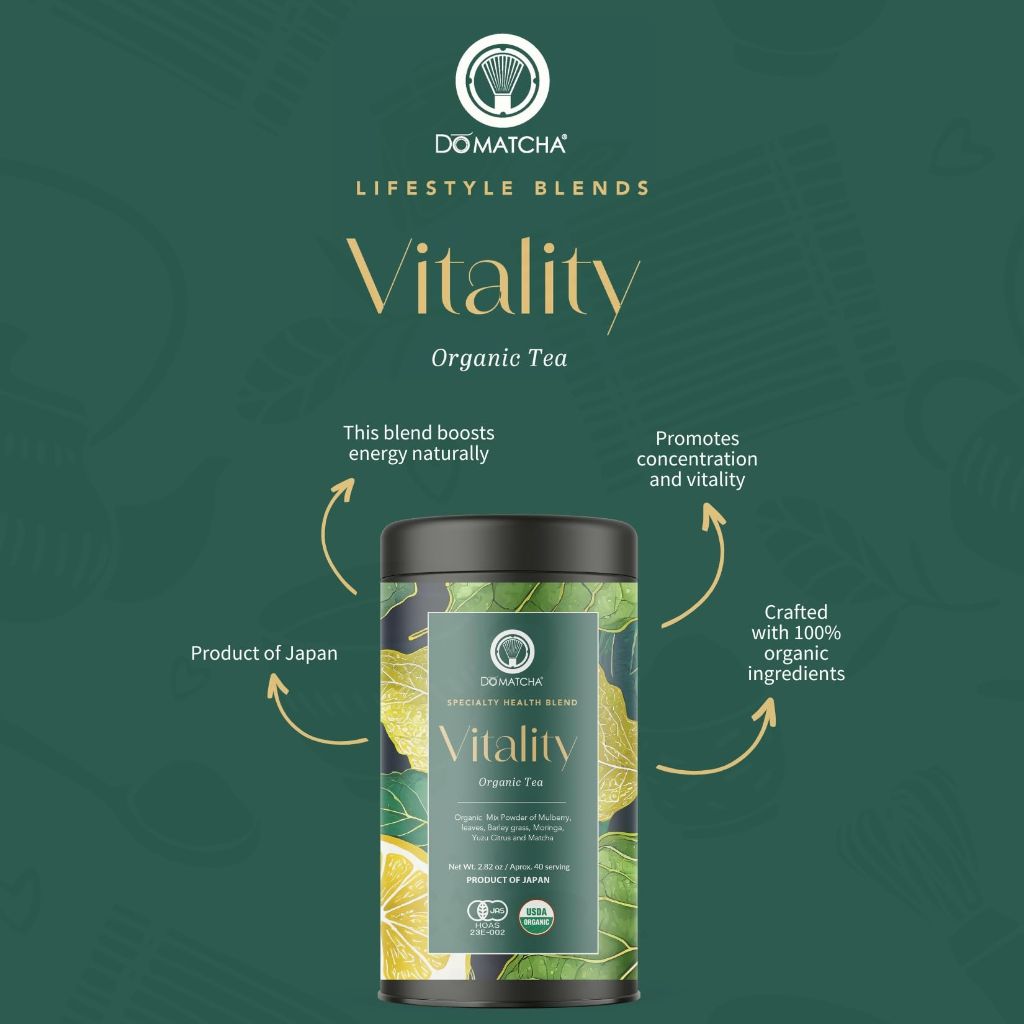 DoMatcha Vitality Blend - Green Mix 2.82 oz