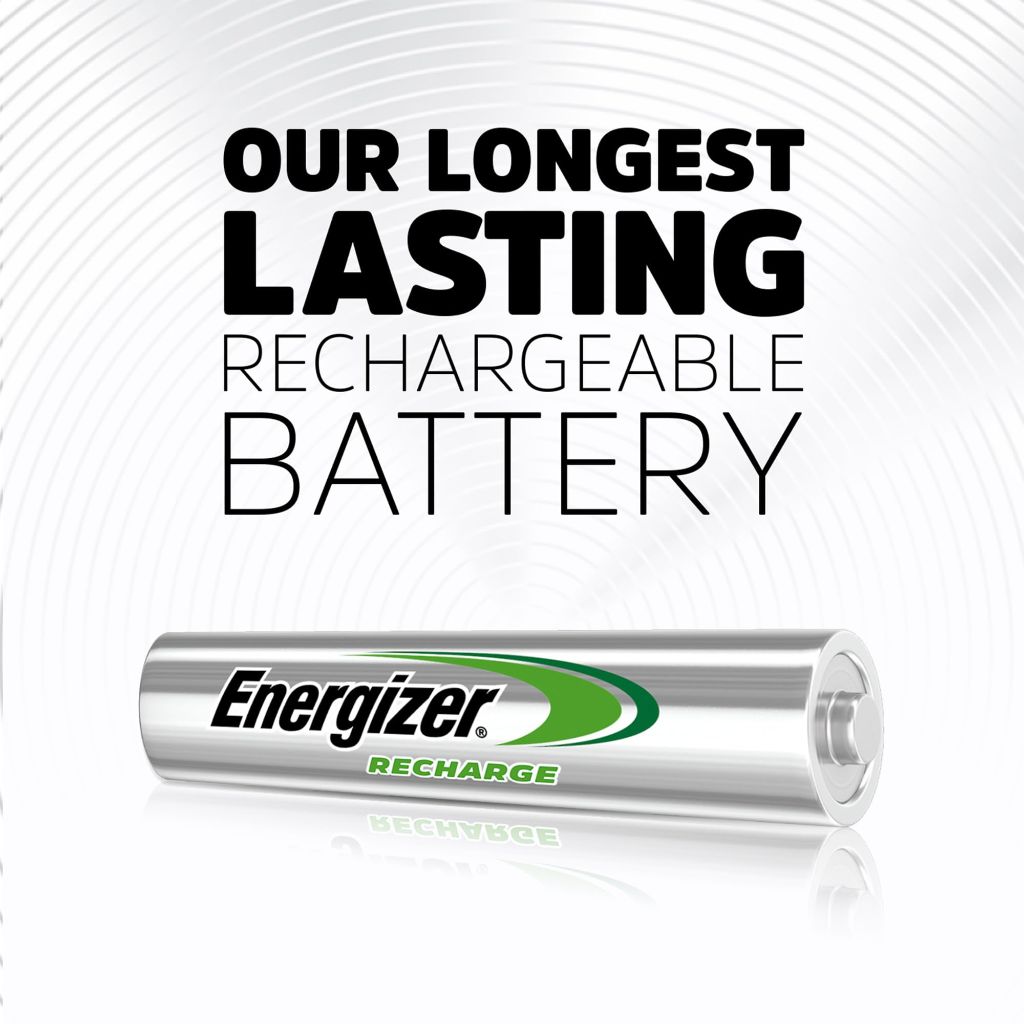 Energizer Power Plus Rechargeable Batteries - AAA - 4 Pack