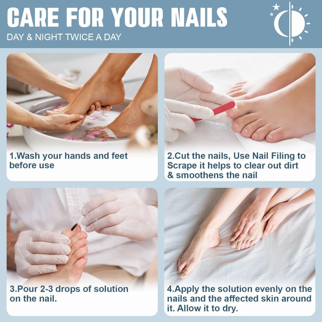Nekvnro Nail Fungus Treatment, Effective Toenail Fungus Solution for Fast Results - 1 fl. oz.