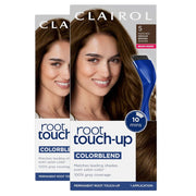 Clairol Root Touch-Up Colorblend Permanent Hair Dye - 5 Medium Brown, 2 Pack