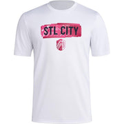 adidas Men's St. Louis City Soccer Club MLS Long Sleeve T-Shirt, White - 3XL