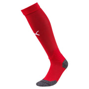 PUMA mens Team Liga Socks, Red/White, 7 9 US