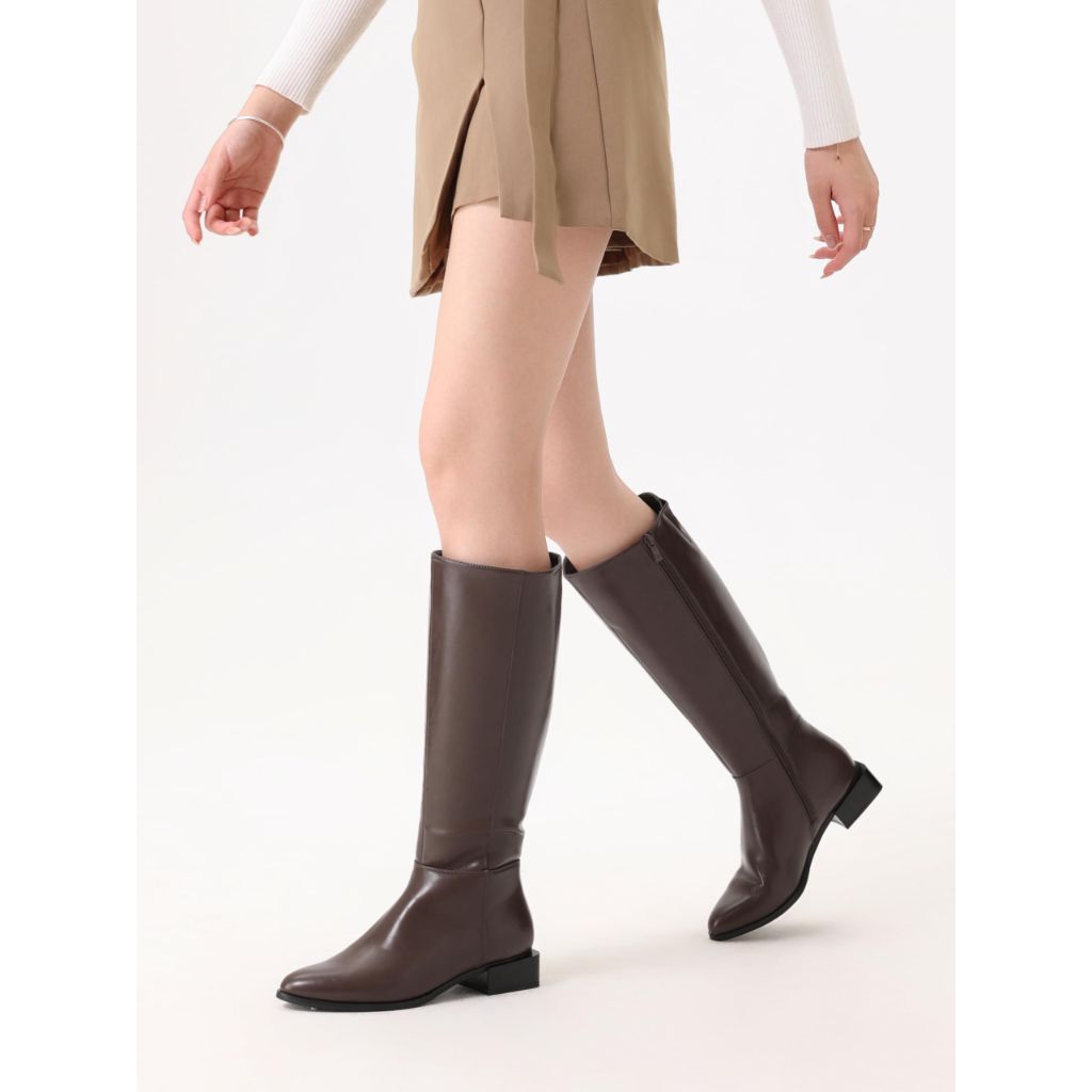 Shoe'N Tale Women's Knee High Boots (7,Brown)