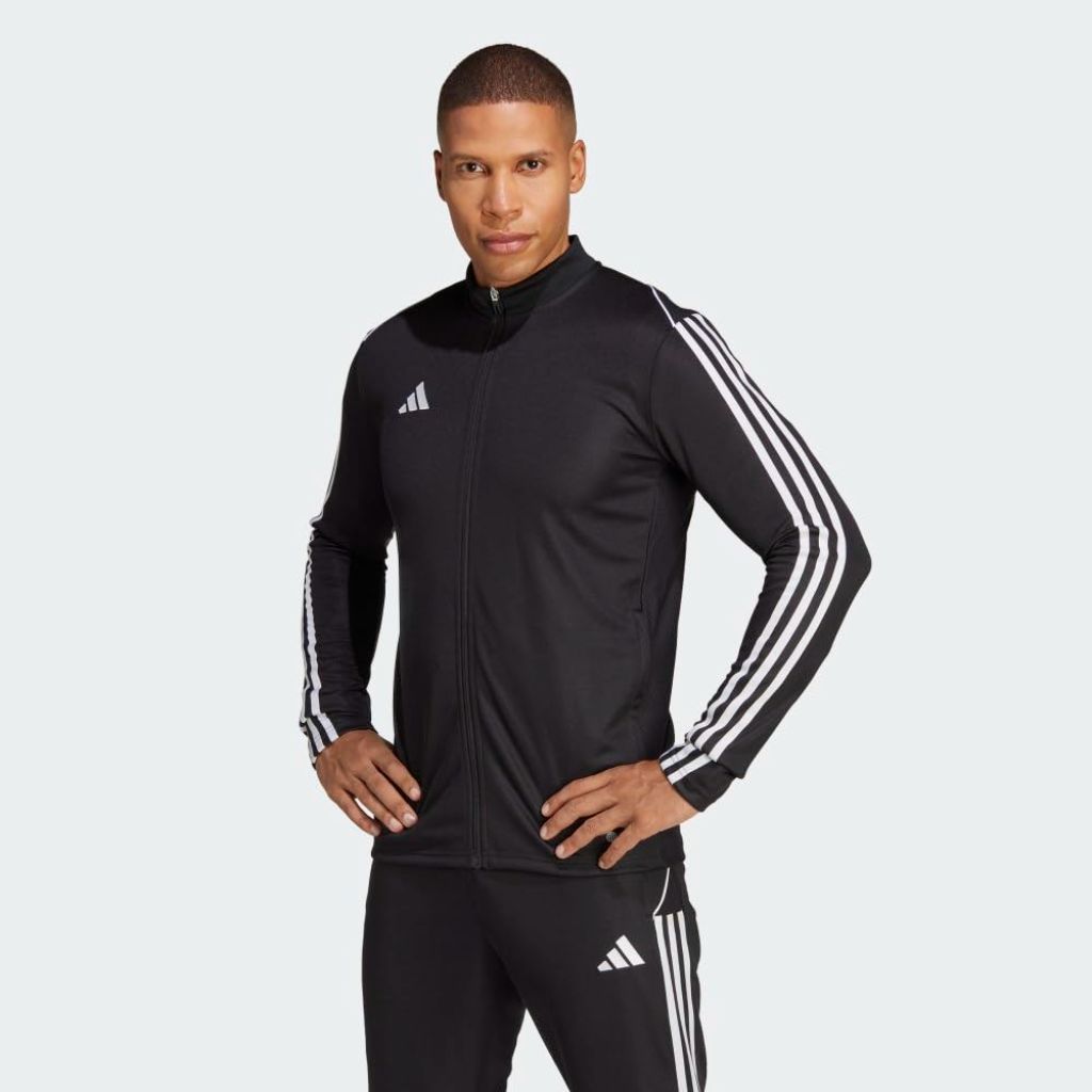 Adidas mens Tiro 23 League Training Jacket, Black, Large/Tall + 2"