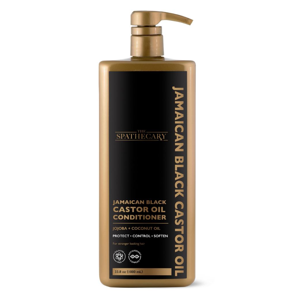 THE SPATHECARY Castor Conditioner, Naturally Nourishing with Jojoba, Coconut, 33.8 oz