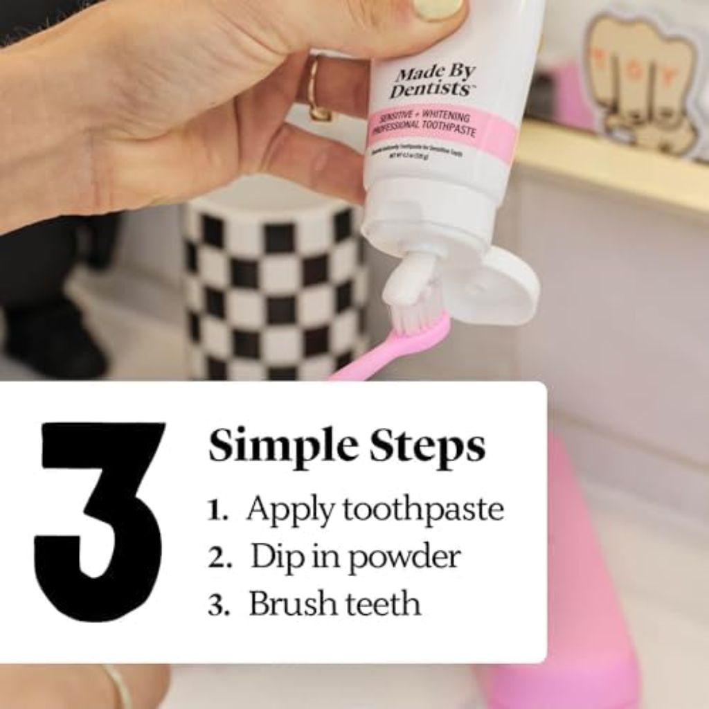 Made by Dentists Professional Teeth Whitening Powder