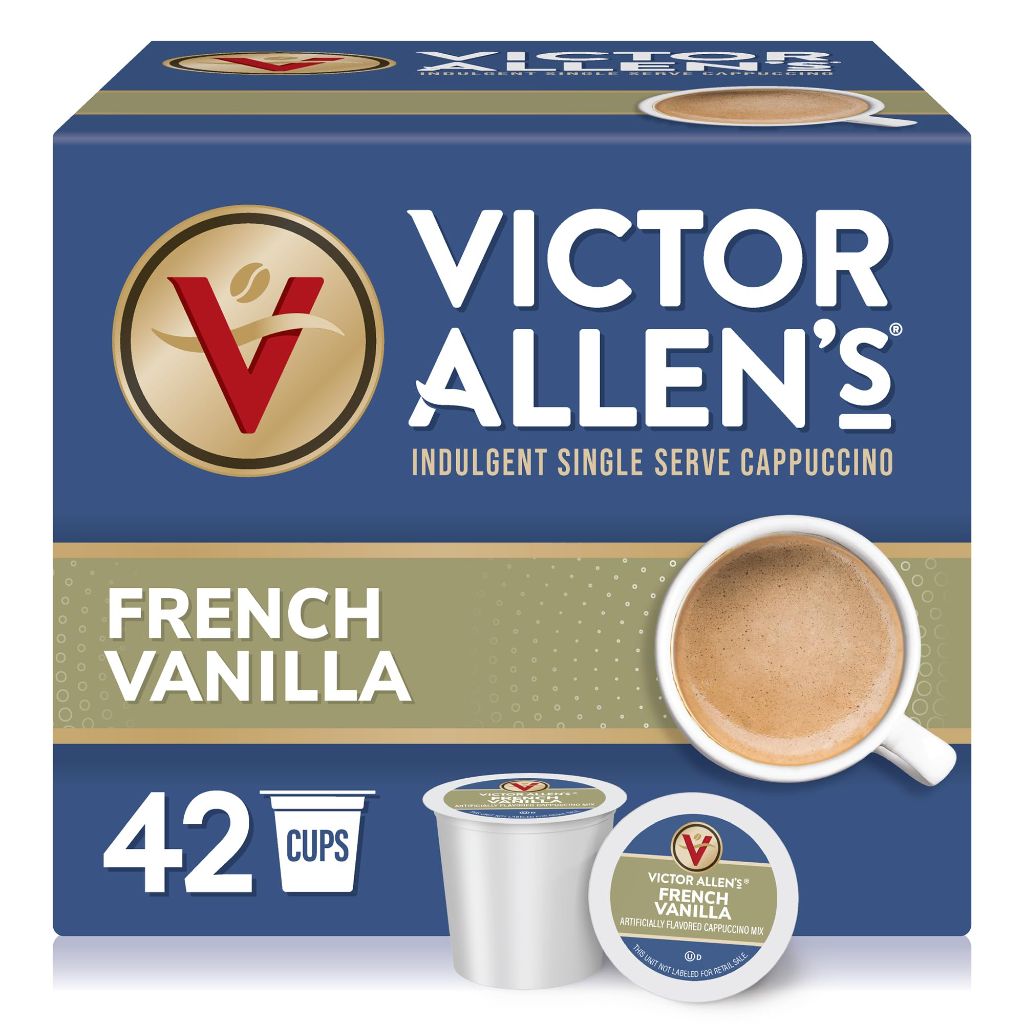 Victor Allen's Coffee French Vanilla Flavored Cappuccino Mix, 42ct