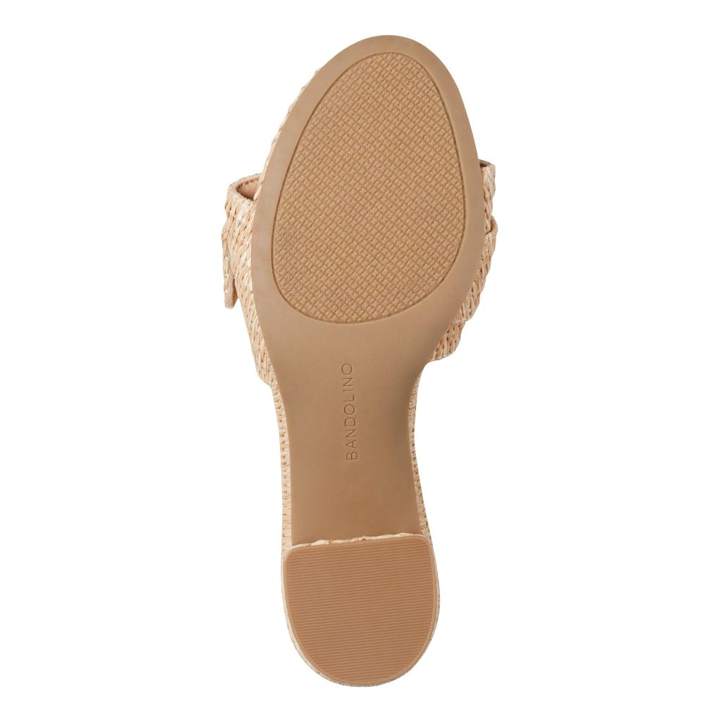 Bandolino Women's Ardonna Heeled Sandal, Light Natural 110,  (11 M)