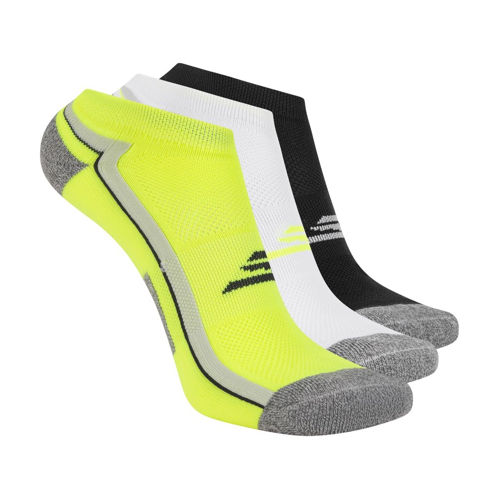 SZ 10-13, Skechers Men's 3-Pack Golf Low Cut Socks, Bright Yellow