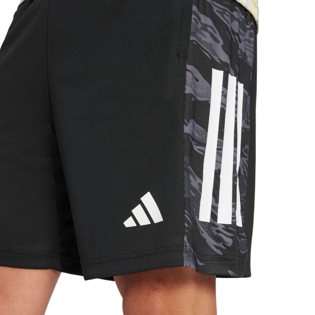 Adidas Men's Train Essentials Sea 3-Stripes Shorts, Black, X-Small/7" Inseam