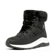 Dream pairs Women s Winter Waterproof Snow Boots Ankle Booties Comfortable Outdoor Short Boots SDSB2208W BLACK Size 10