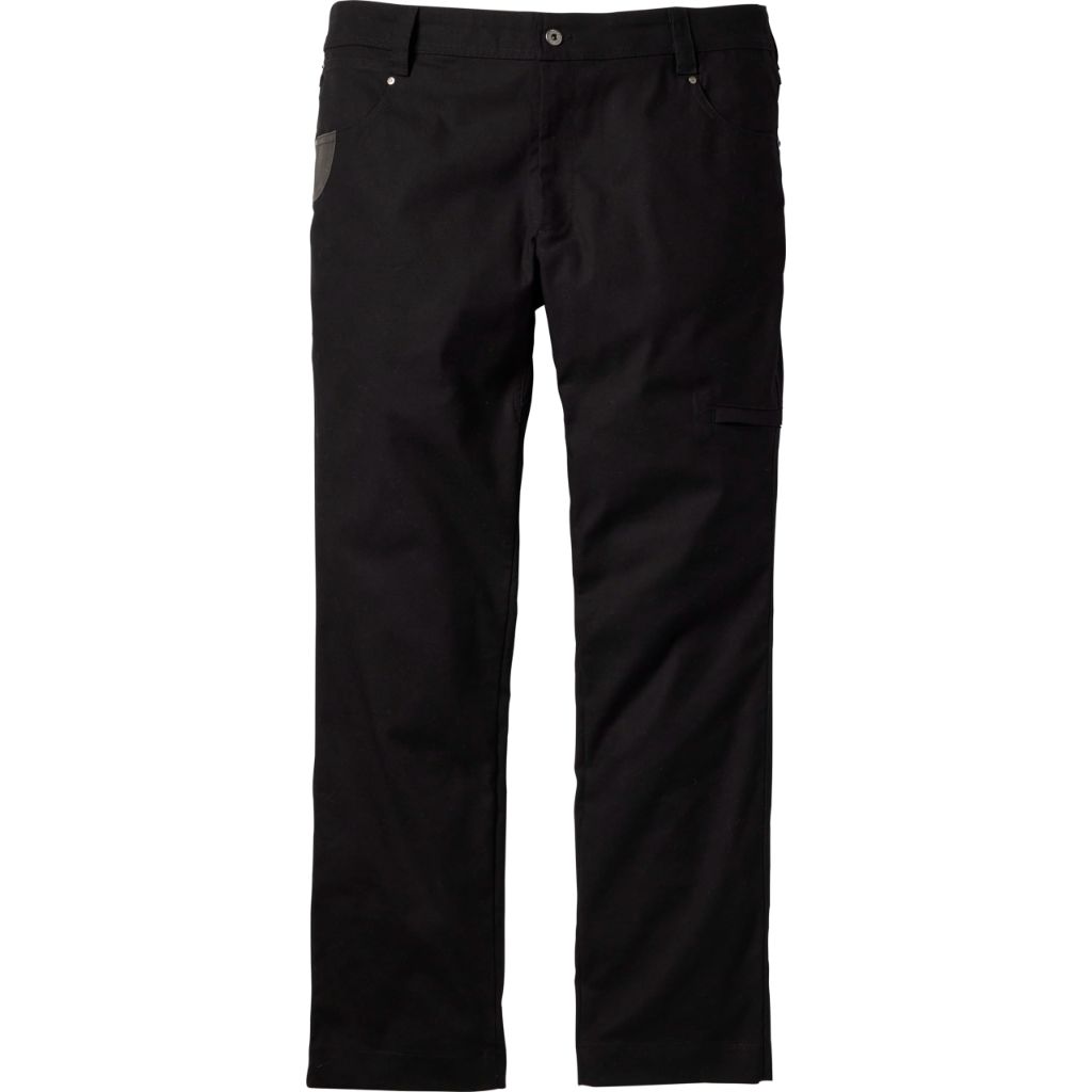 Legendary Whitetails Men's Stretch Woven Canvas Straight Leg Pant, Black, 38/30