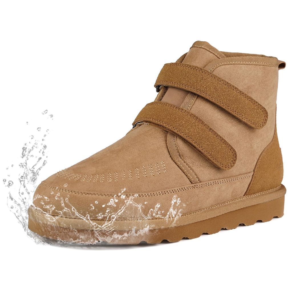 CENNID Women's Winter Snow Boots, Chestnut, 6.5
