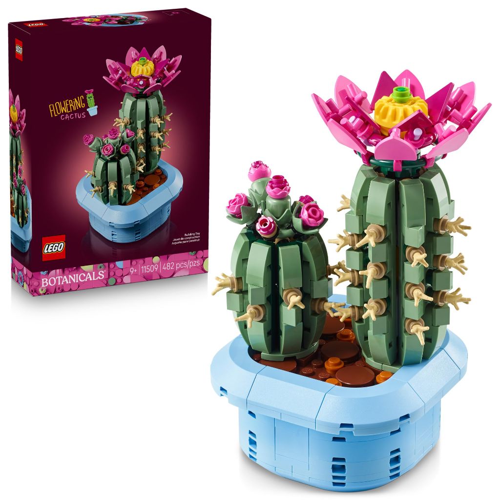 LEGO Botanicals Flowering Cactus Building Toy - Crafting Kit for Girls & Boys, Ages 9+