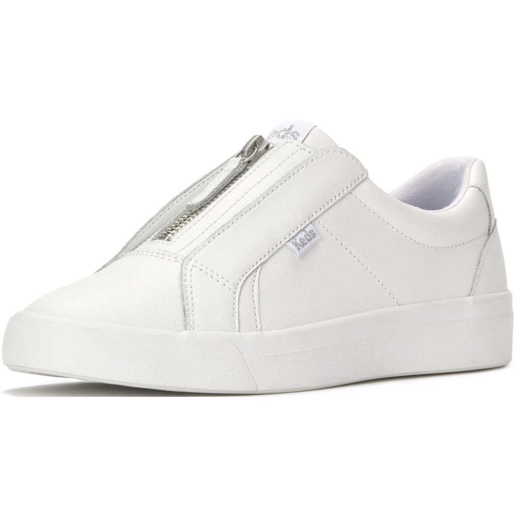 Keds Pursuit Zip Fashion Sneaker, Keds White, W 11