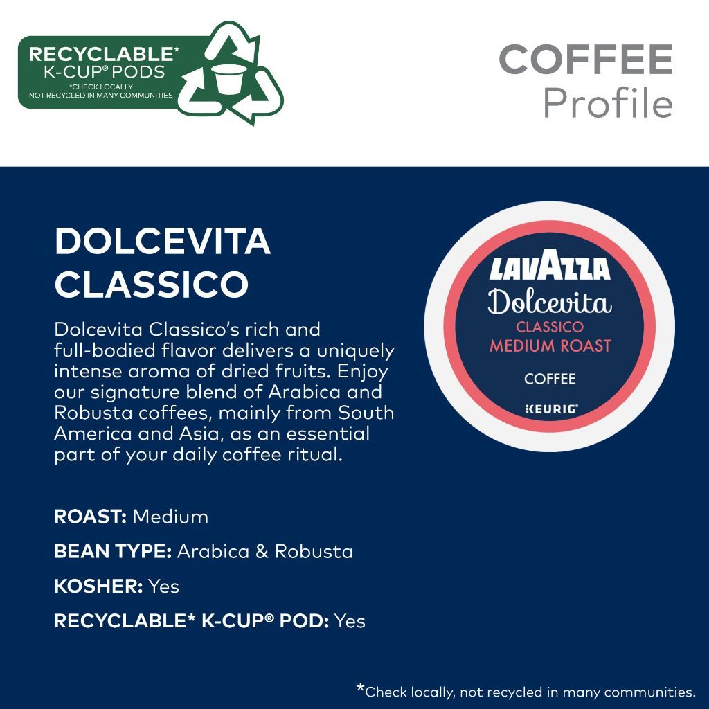 Lavazza Coffee Keurig K-Cup Coffee Pods Variety Pack, 64 Count