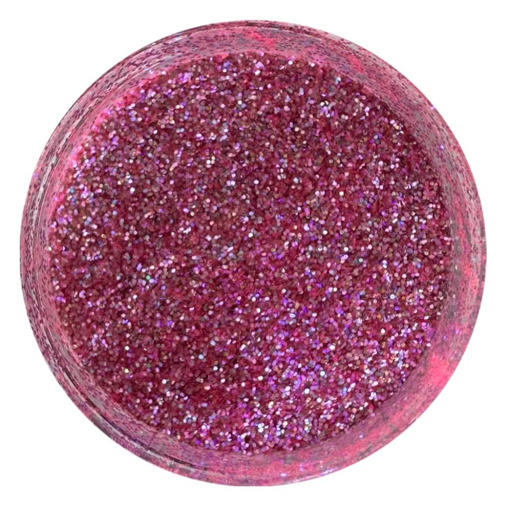 PINK HOLOGRAM Disco Cake™ 5 grams each container By Oh! Sweet Art