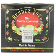 Rendez Vous, French Mini Candies, Wild Berry, 1.5 oz (Pack of 12)