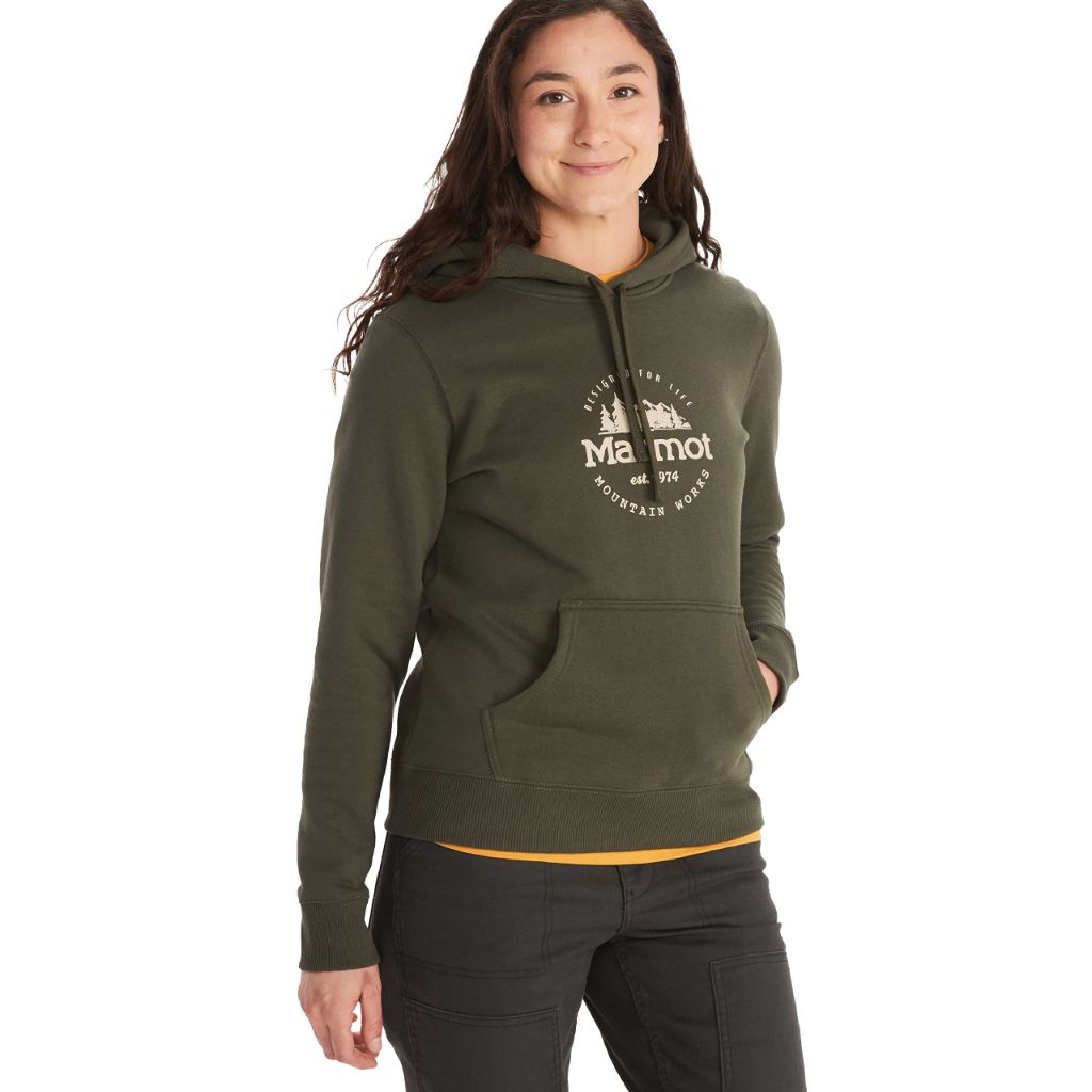 MARMOT Women's Culebra Peak Hoody, Nori, Small