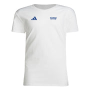 SZ S, Adidas Unisex-Kids Los Angeles Galaxy Pre-Game Short Sleeve Soccer T-Shirt, White