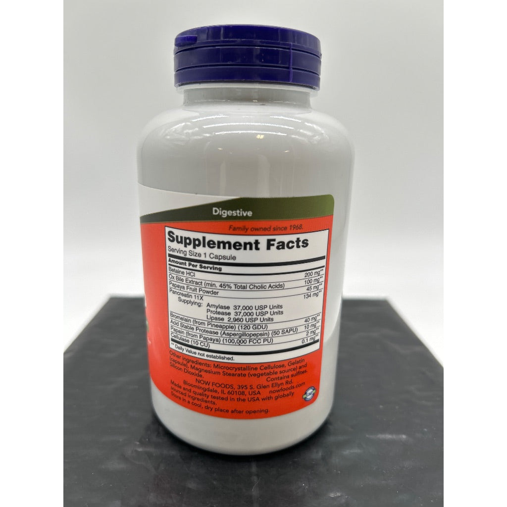 NOW Foods Super Enzymes for Healthy Digestion - 180 Capsules