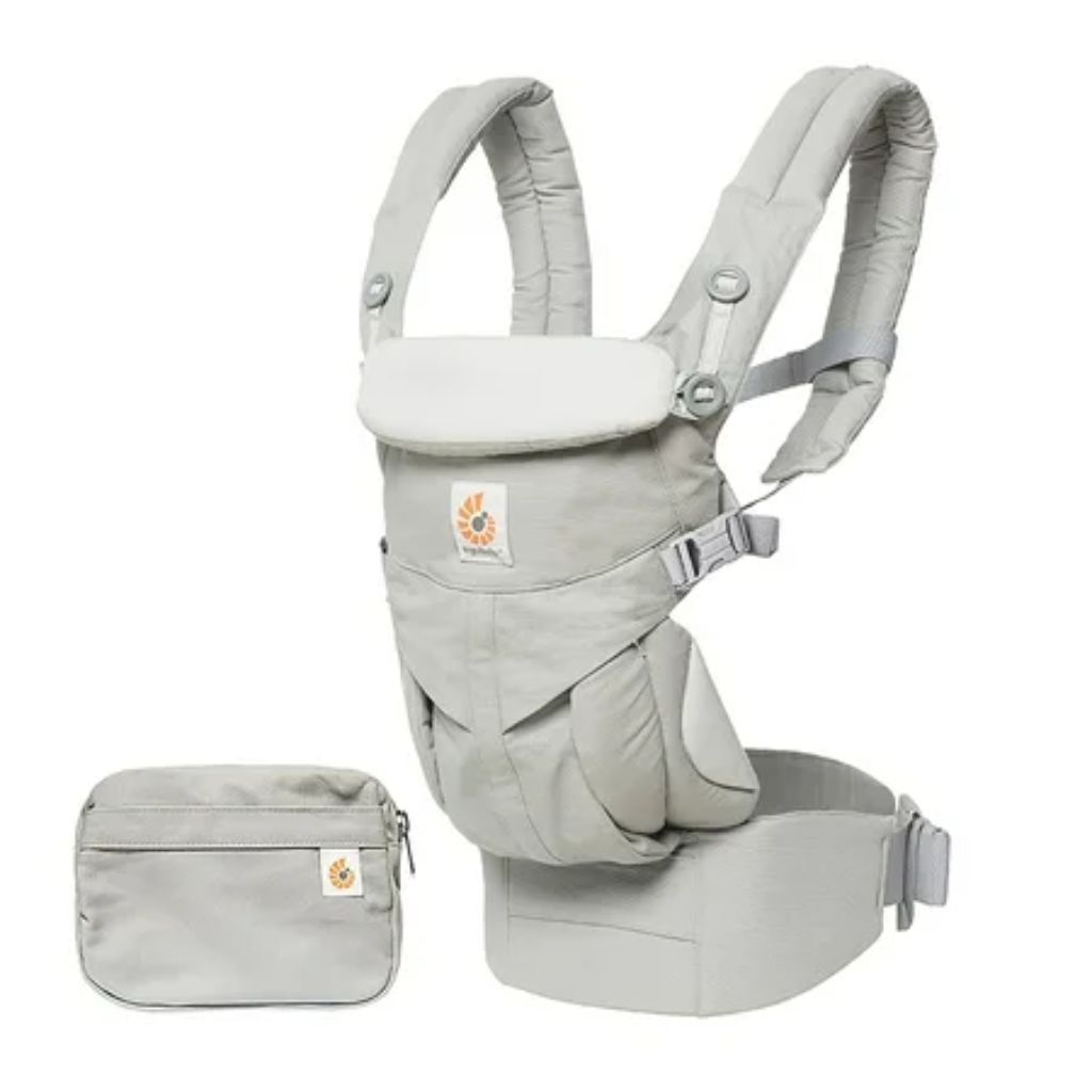 Ergobaby Omni 360 Classic All-in-One Newborn Carrier, Cotton - Pearl Gray