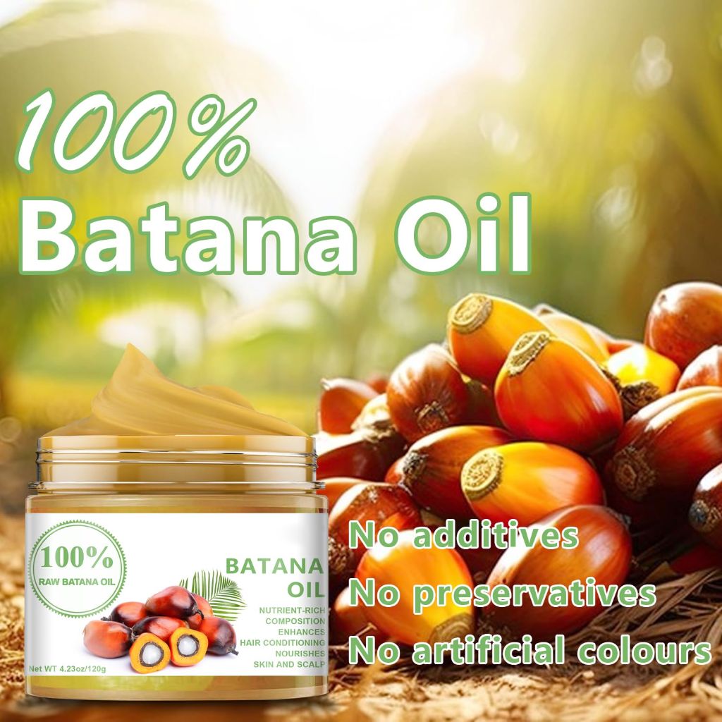 Raw Batana Oil for Hair Growth: 100 percent pure-Natural-organic - 120g