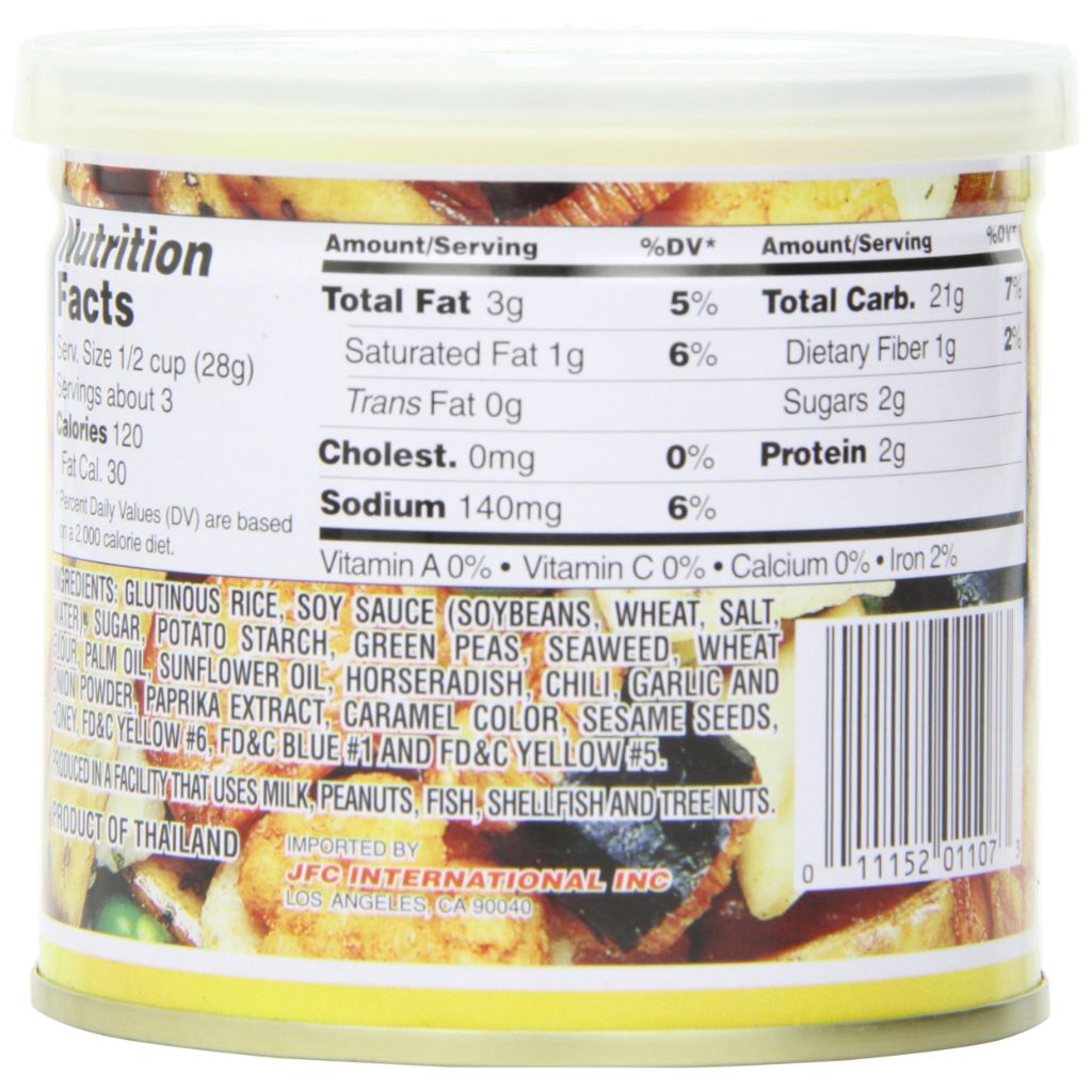 Hapi Mixed Crackers, 3 Ounce Tins