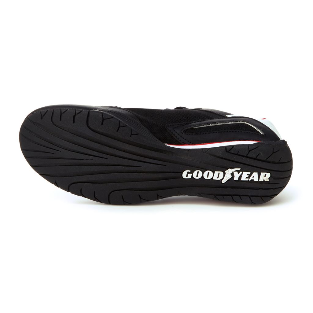 Goodyear Overdrive Racing Sneaker for Men, Black/Red/White/Size: 10.5