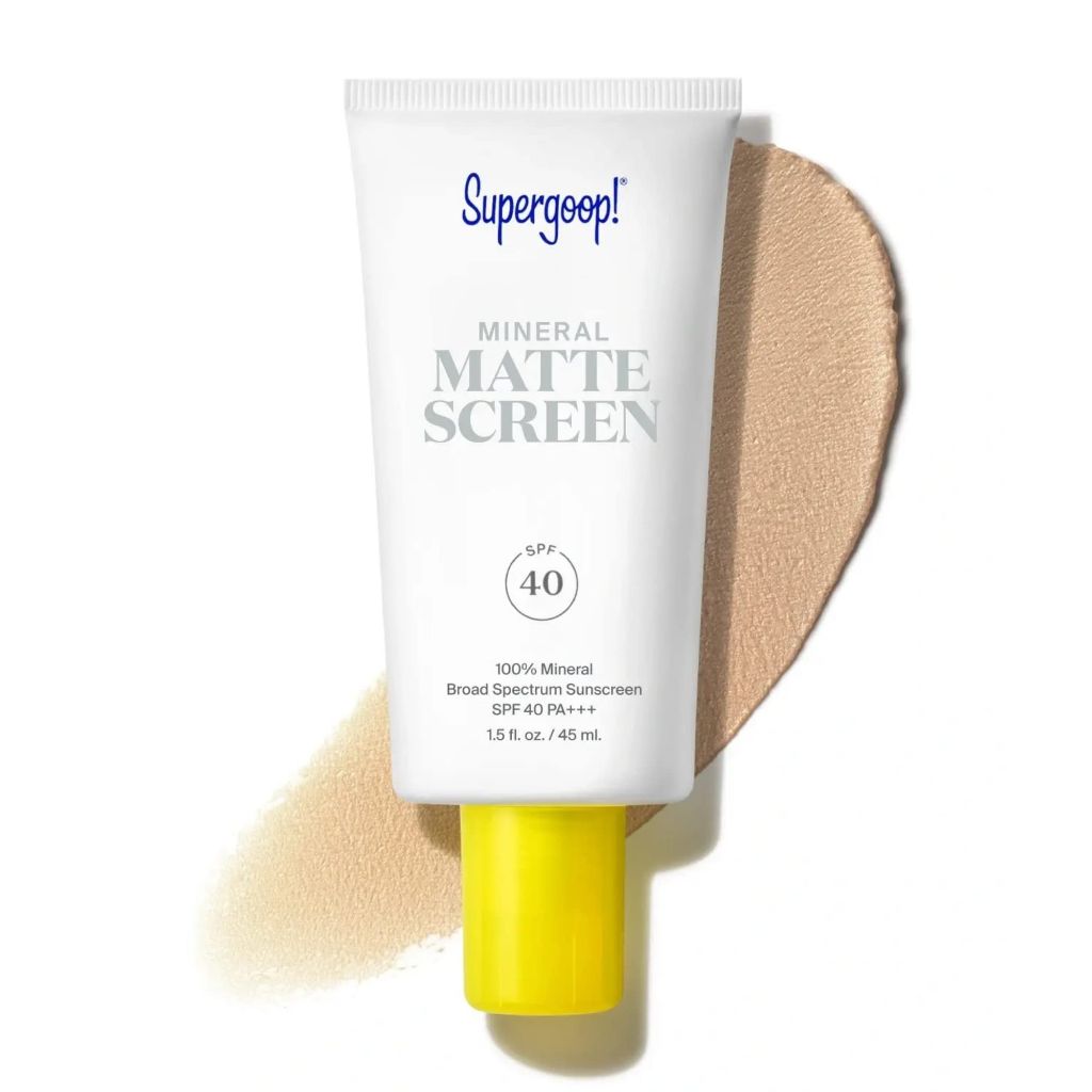 Supergoop! Mineral Mattescreen (SPF 40) - 45 mL - Mineral, Oil-Free Broad Spectrum Sunscreen