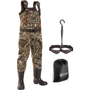 OXYVAN Duck Hunting Waders with 600G Rubber Boots Insulated