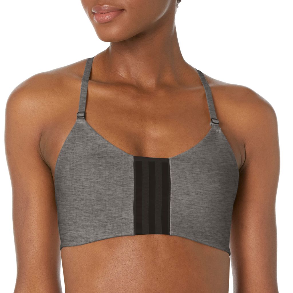 SZ SDD, Adidas Women's Standard Training Light Support Better Level Bra, Dark Grey