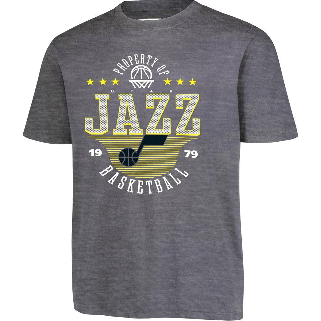 Ultra Game Youth NBA Official Utah Jazz T-Shirt - Size 14/16