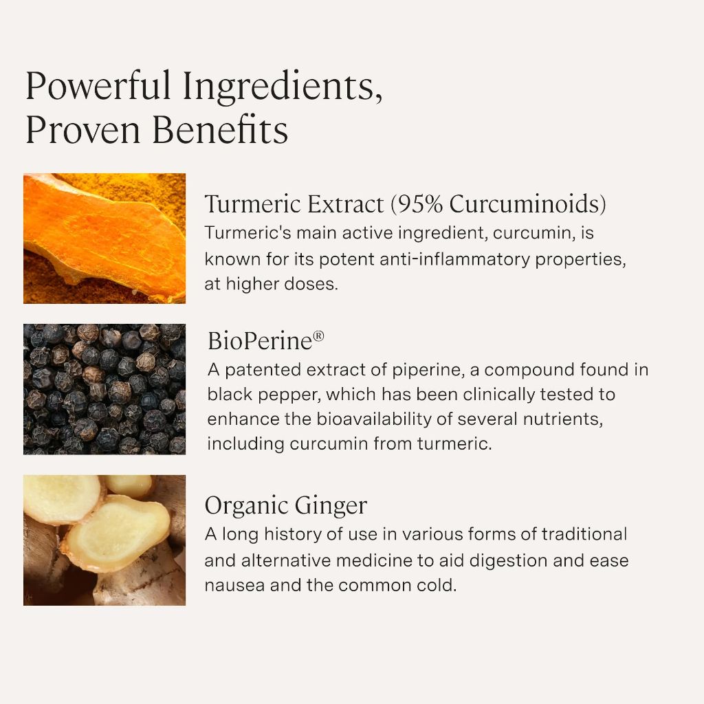 Stonehenge Health Dynamic Turmeric Curcumin with Ginger - 1,650 mg Turmeric - 90 Vegetarian Capsules