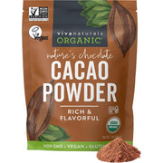 Organic Cacao Powder, Unsweetened, 1 lb (454 g)
