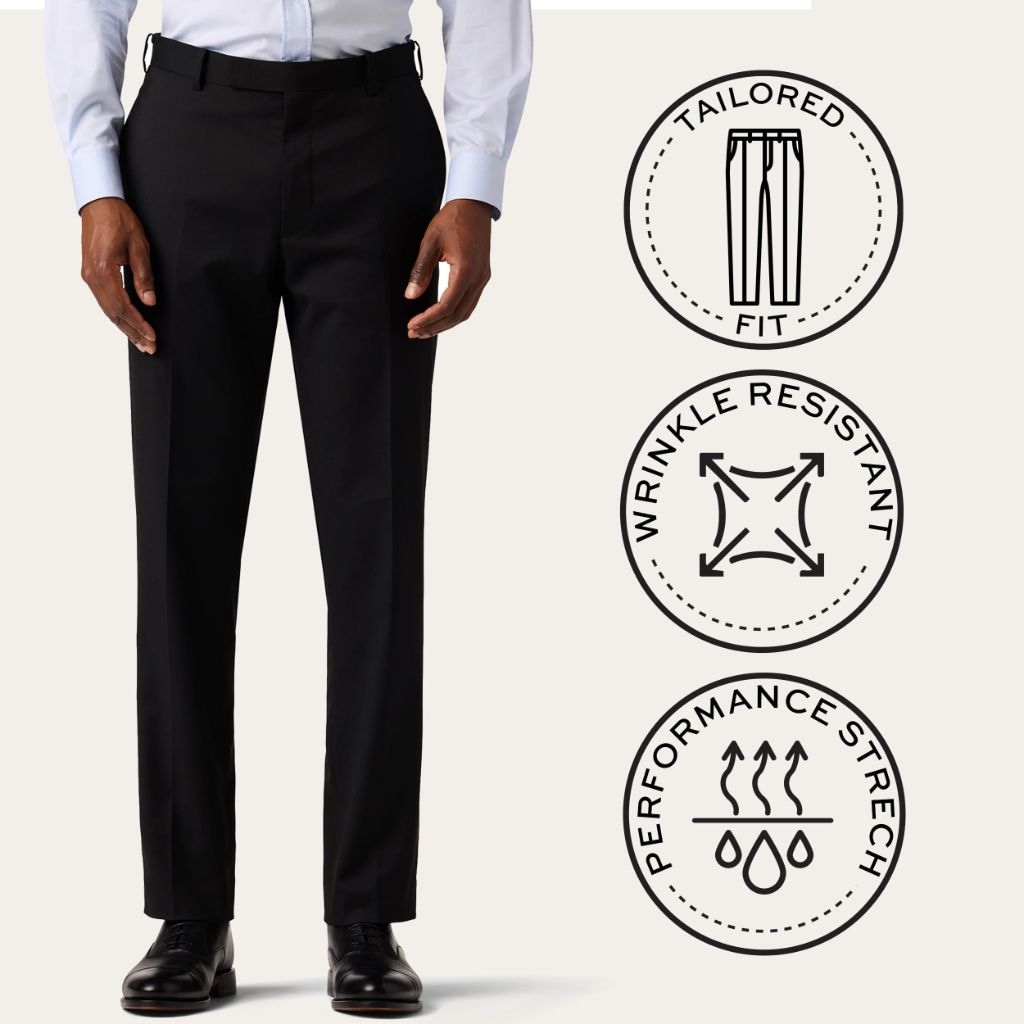 Alton Lane Mercantile Trouser Tailored Fit - Men, Black, 32x32