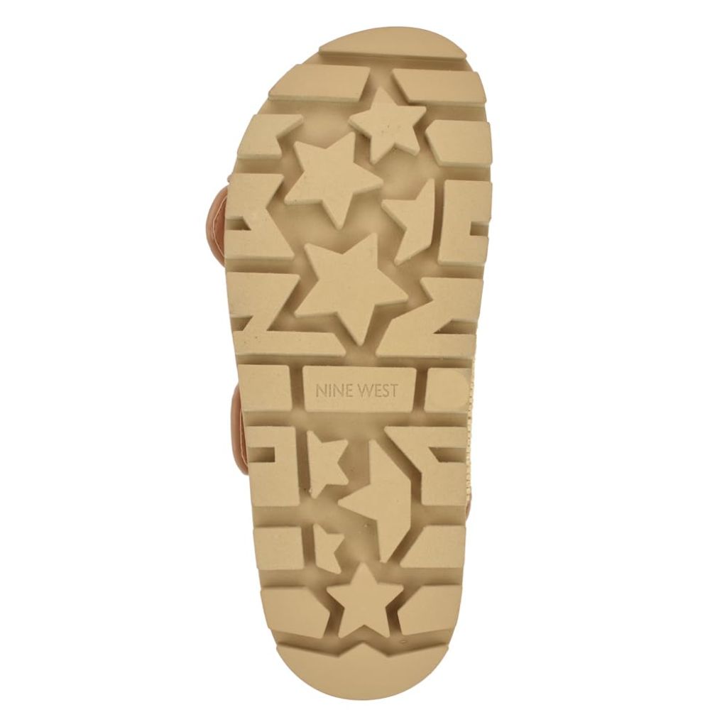 Nine West Women's Timma Sandal, Light Natural/Tan 110, 11
