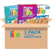 Quaker Mighty Life Multigrain Breakfast Cereal - 3 Flavor Variety Pack, 13oz ea.