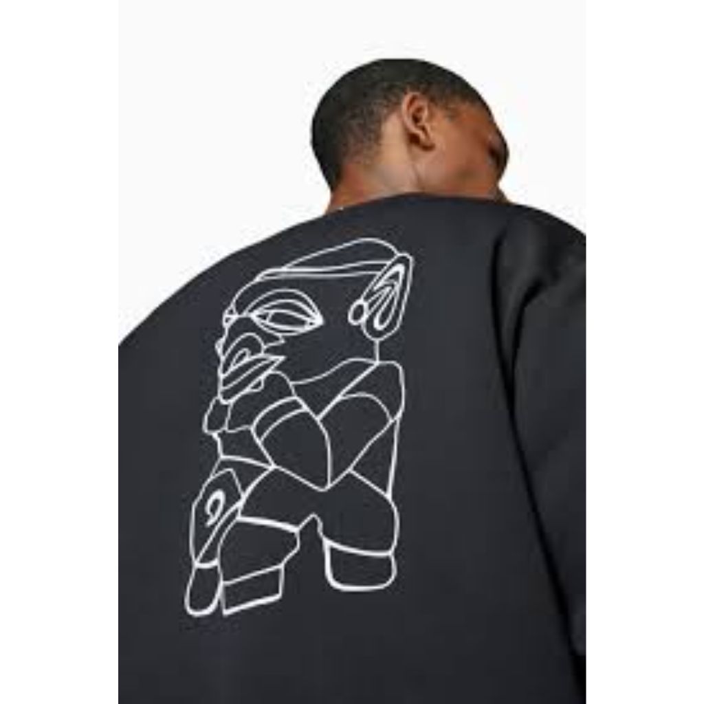 Adidas Men's Arsenal Seasonal Doubleknit Crew Sweatshirt, Black, XX-Large