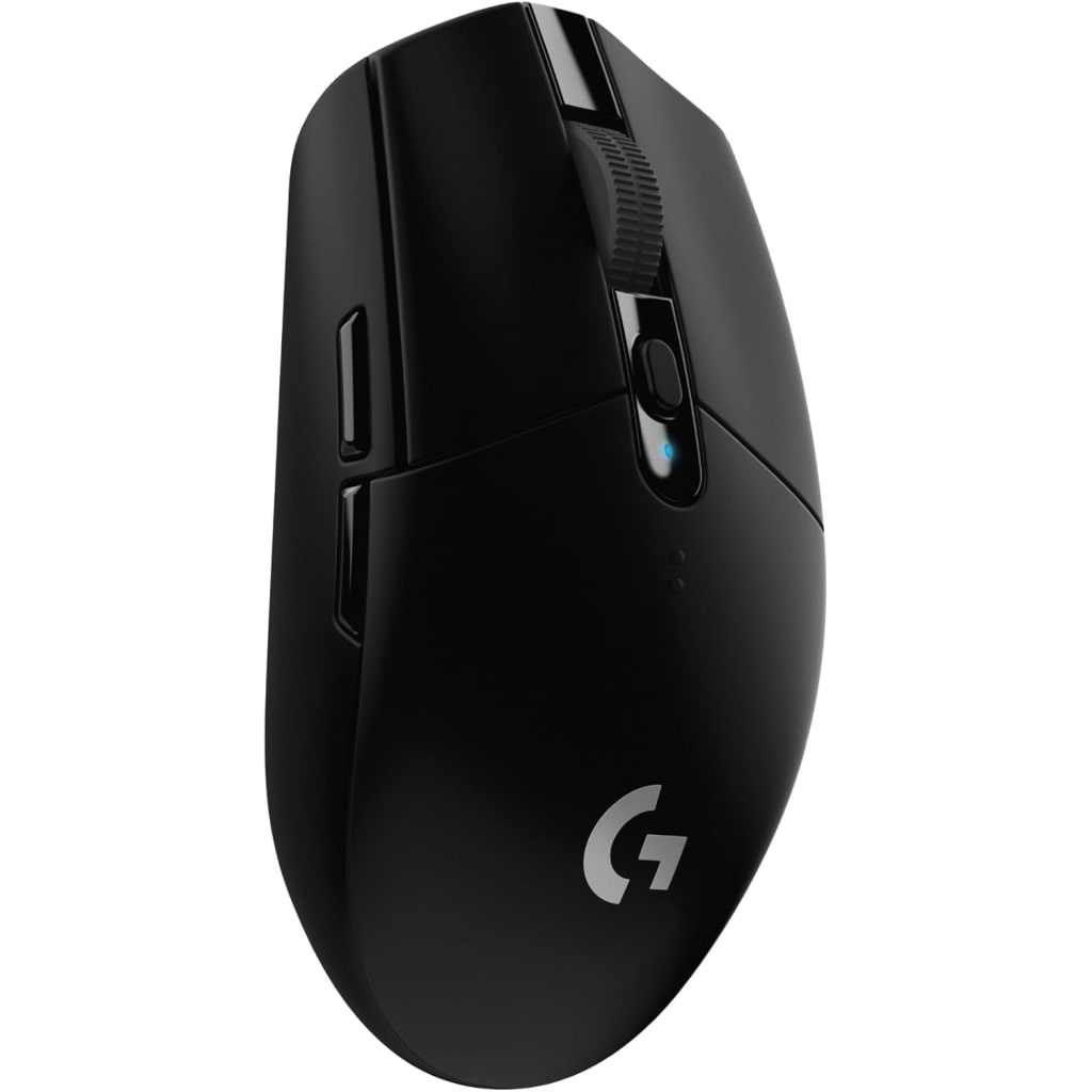 Logitech G305 LIGHTSPEED Wireless Gaming Mouse for PC/Mac, Hero 12K Sensor, 12,000 DPI - Black