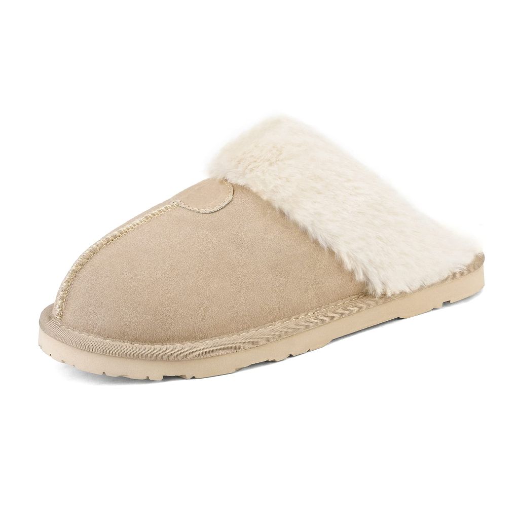 DREAM PAIRS Women's House Slippers Indoor Fuzzy Fluffy Furry Cozy Home Bedroom Comfy Winter Cute Warm Outdoor Shoes FuzzyEasy,Size 9,Sand,SOFIE-05